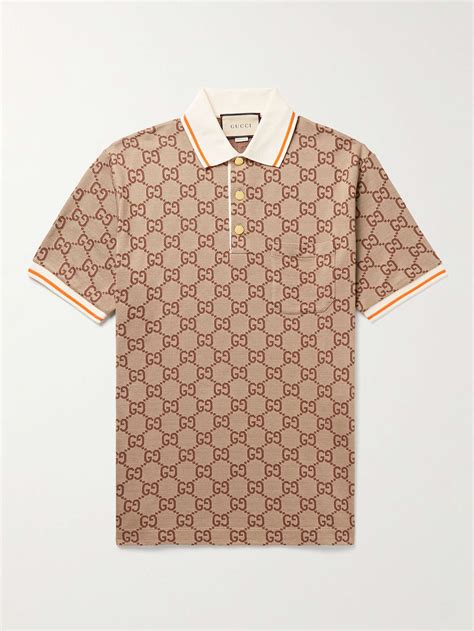 gucci red polo t shirt|Gucci shirts for men polo.